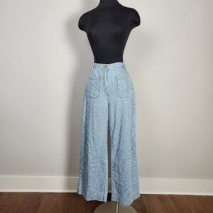 SESSÙN Aldricks stiped cropped jeans